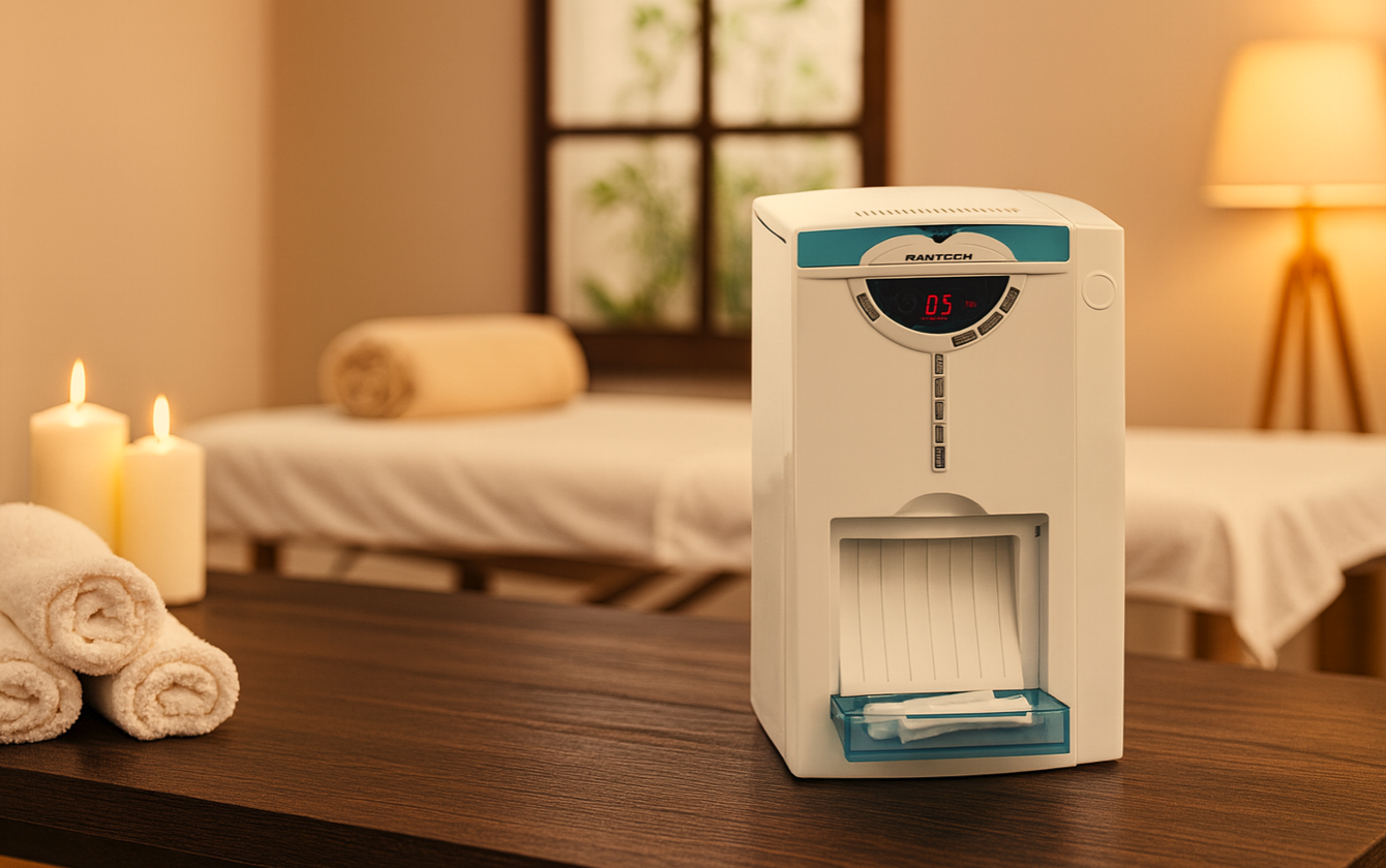 Drėgnų servetėlių dalytuvas